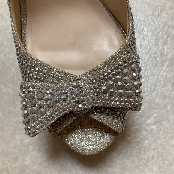 Silver Jeweled Heels - Picture 3 of 3